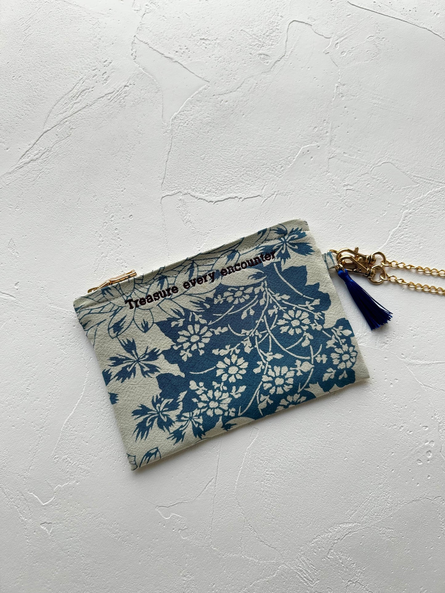 KOTOWAZA POUCH -Seiran (Indigo Bloom)