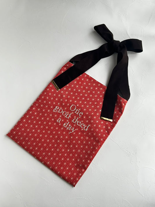 KOTOWAZA BAG - Asanoha (Crimson Star)