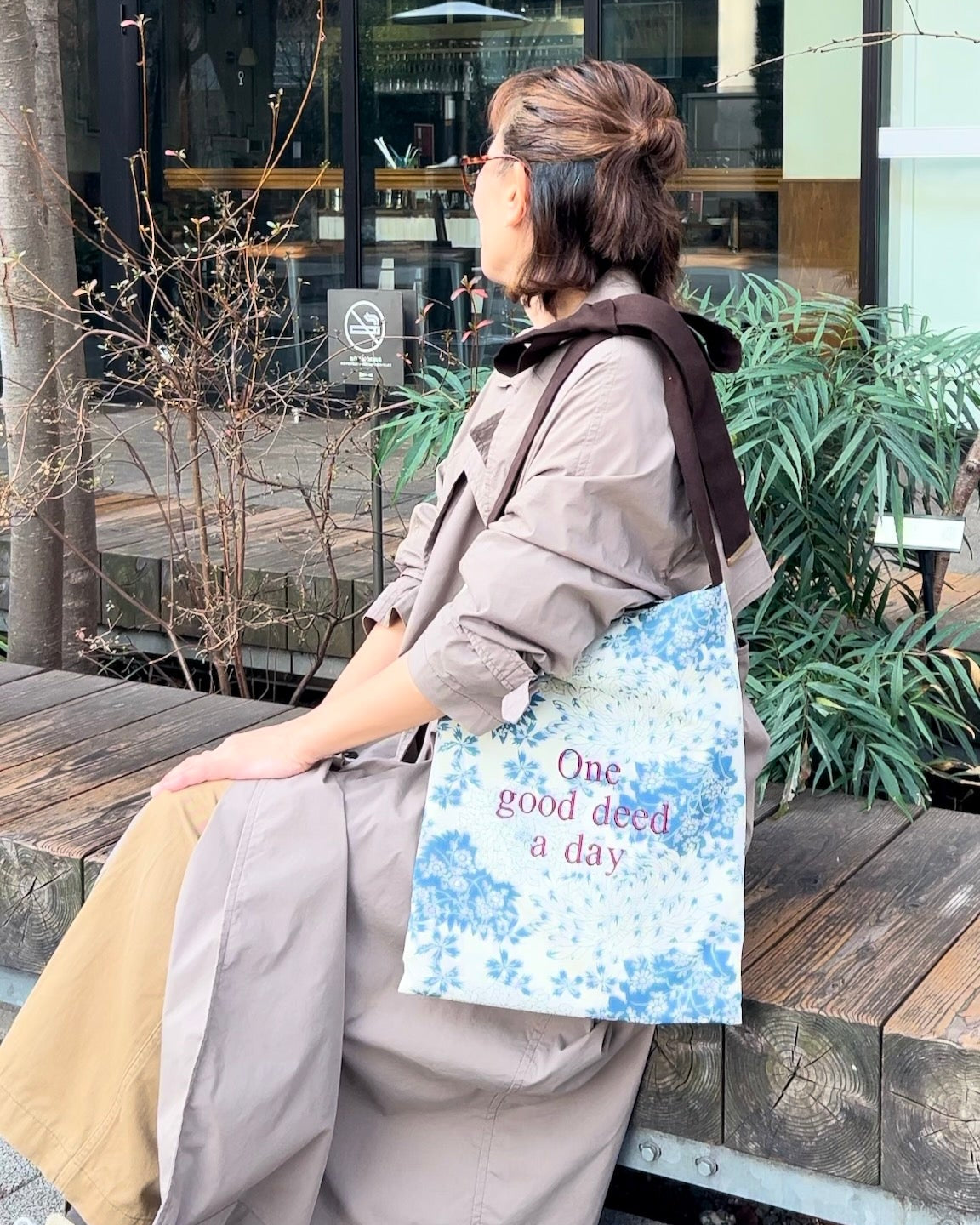 KOTOWAZA BAG - Seiran (Indigo Bloom)