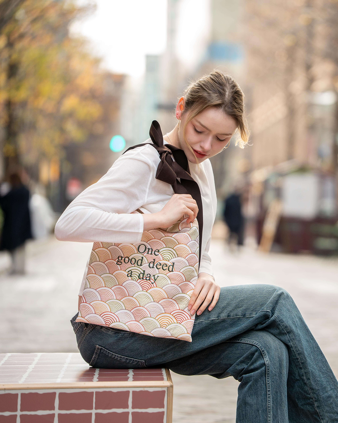KOTOWAZA BAG -Seigaiha (Rainbow Waves)