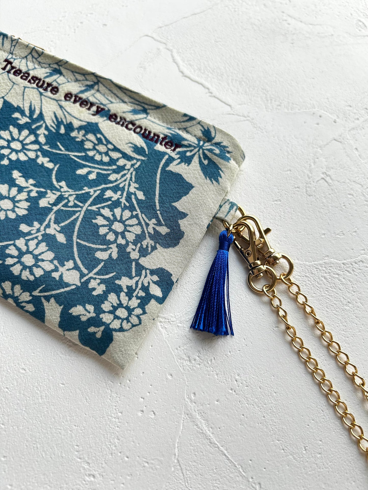 KOTOWAZA POUCH -Seiran (Indigo Bloom)