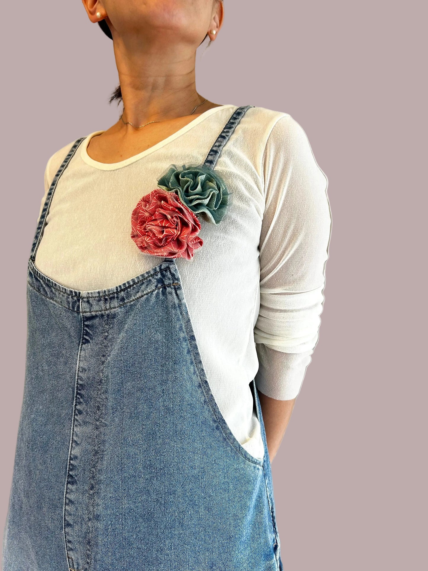 HANA BROOCH -Ginfubuki(Flower Stardust)